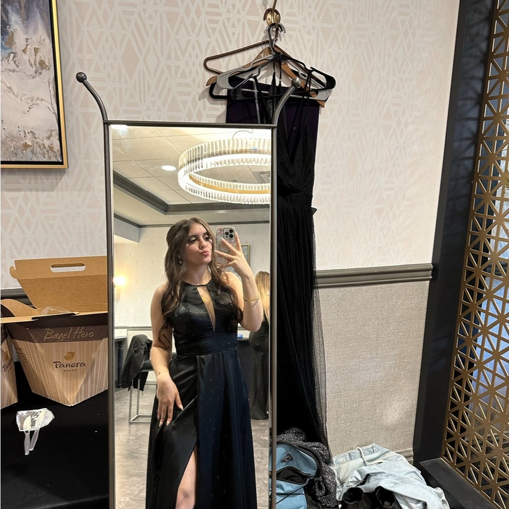 Elegant Black Evening Gown